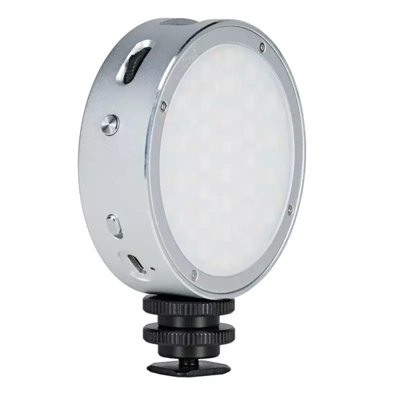 Godox R1 luce RGB rotonda 5 W nero argento a batteria