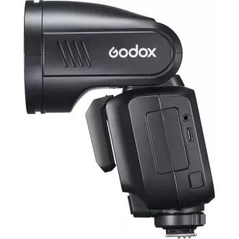 Flash Godox V100-F per Fujifilm — flash on-camera portatile agli ioni di litio