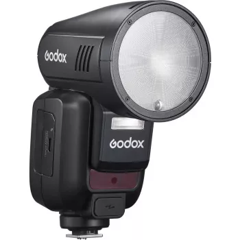 Flash Godox V100-F per Fujifilm — flash on-camera portatile agli ioni di litio