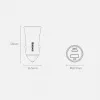 Caricabatterie auto Baseus TZCCJD-0G 40W grigio scuro — alimentatore USB per auto, uscita 40W