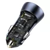 Caricabatterie auto Baseus TZCCJD-0G 40W grigio scuro — alimentatore USB per auto, uscita 40W