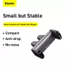 Supporto attivo Baseus Steel Cannon per cellulare nero argento