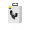 Supporto attivo Baseus Steel Cannon per cellulare nero argento