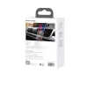 Supporto attivo Baseus Steel Cannon per cellulare nero argento