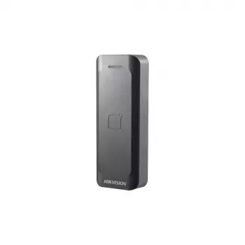 Lettore controllo accessi Hikvision DS-K1802E, nero, DC 0–12 V, max 0,15 A, 115,9×43,3×17 mm