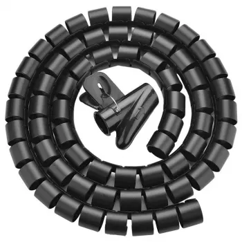 Organizzatore per cavi UGREEN spirale nero — avvolgicavo a spirale, 1 pezzo