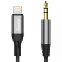 Cavo audio DUDAO Lightning - mini jack 3,5 mm, 1 m, grigio L11PRO