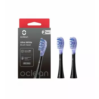 Testine spazzolino Oclean UW02 2 pezzi nero extra morbide