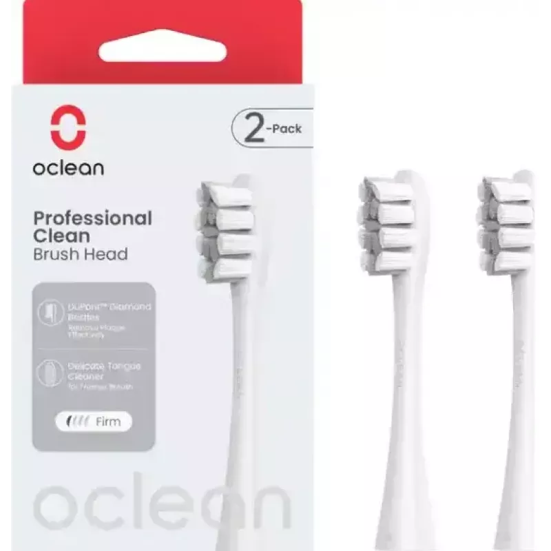 Testine spazzolino di ricambio OCLEAN P1C10 grigio, 2 pezzi