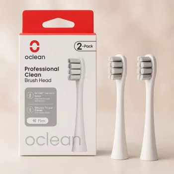 Testine spazzolino di ricambio OCLEAN P1C10 grigio, 2 pezzi