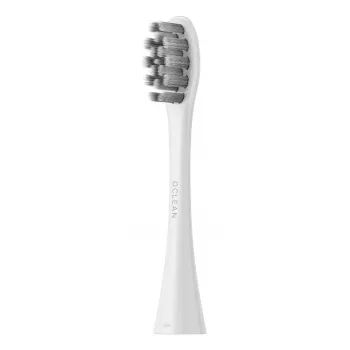 Testine spazzolino di ricambio per cura gengive Oclean P1S12, 2 pezzi, grigio/bianco