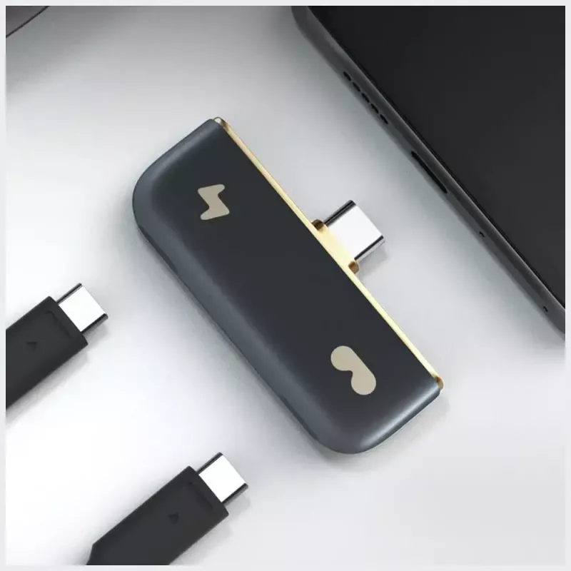 Adattatore USB-C Rokid UNB23010 – 2 porte USB-C, nero