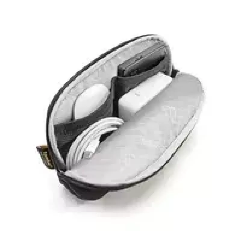 Kit sleeve Tomtoc TOM-A13-C12D per MacBook Pro/Air 13 pollici — nero