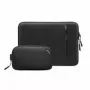 Kit sleeve Tomtoc TOM-A13-C12D per MacBook Pro/Air 13 pollici — nero