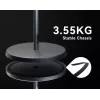 Treppiede a pavimento Dangbei 01.4A03-HWLDZJ-EU00 nero regolabile in altezza 100-900 mm