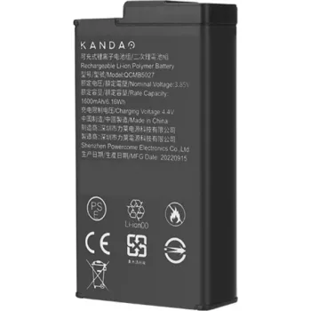 Batteria ricaricabile per KanDao QooCam 3 QCMB5027 — 3600mAh