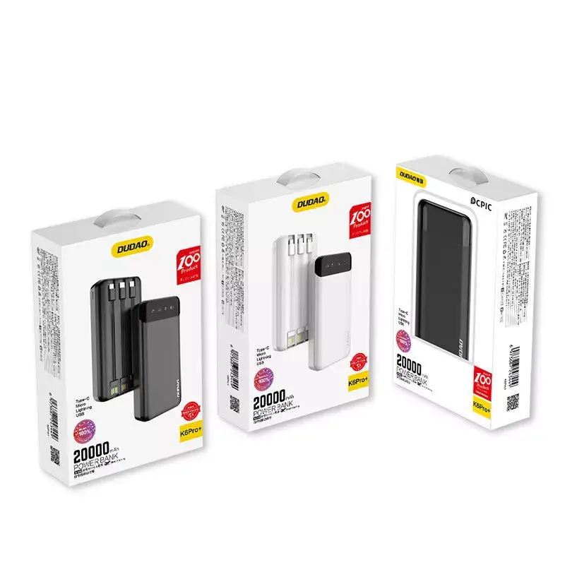 Powerbank portatile DUDAO K6Pro+ 20000mAh