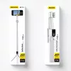 Selfie stick Dudao F18 — supporto passivo per cellulare, bianco, ABS e alluminio