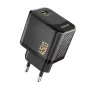 Caricabatterie da parete Dudao A28 45W GaN USB-C, nero — caricabatterie rapido single-port