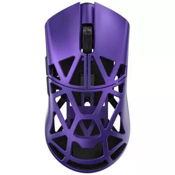 Mouse da gaming WLMaus Beast X Mini Pro Solid Sides con switch ottici Omron, viola