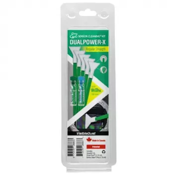 Kit di pulizia per attrezzature VisibleDust DUALPOWER-X