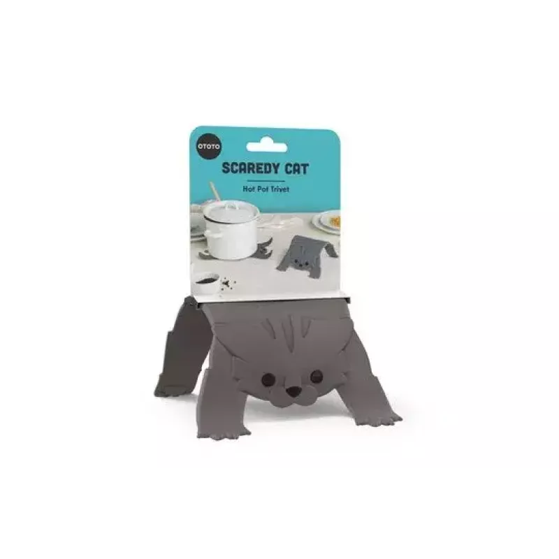 Sottopentola Ototo Design Scaredy Cat silicone 139,7x266,7x5,08 mm