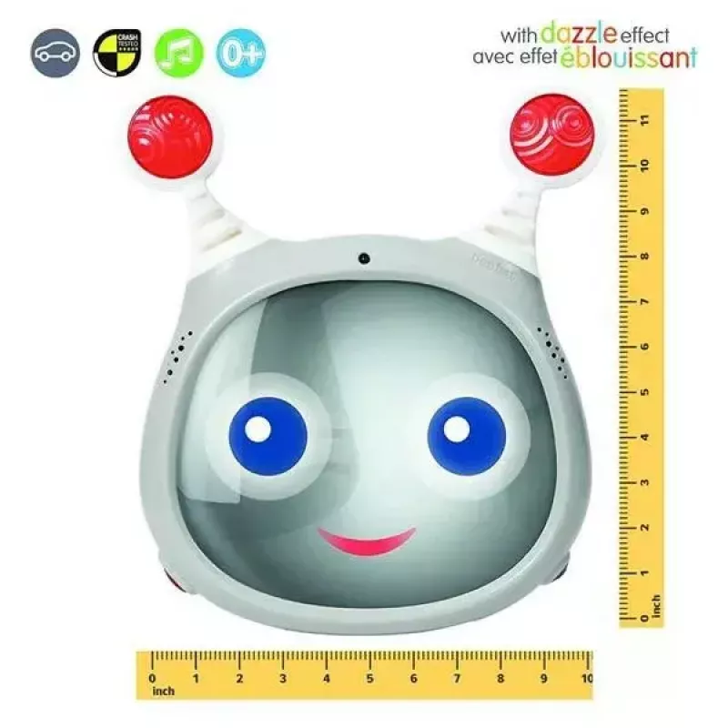 Specchietto retrovisore per seggiolino auto Benbat OLY grigio bambino/bambina