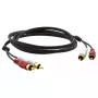 Cavo audio Kramer Electronics C-2RAM/2RAM-3 0,9 m 2xRCA nero