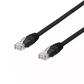 Cavo di rete Deltaco TP-620UV RJ-45 Cat6 20 m nero