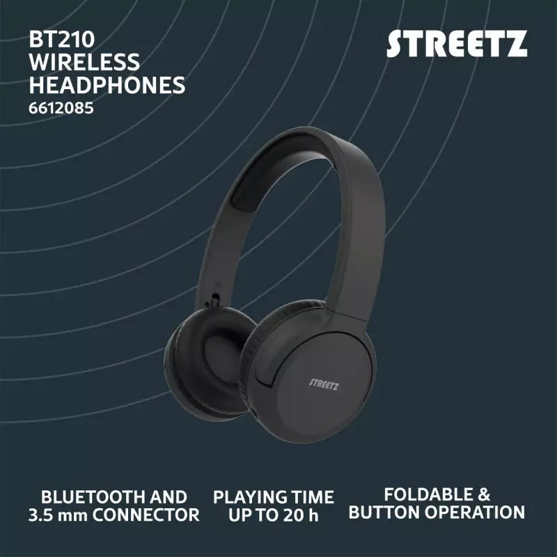 Cuffie Streetz BT210-BLK