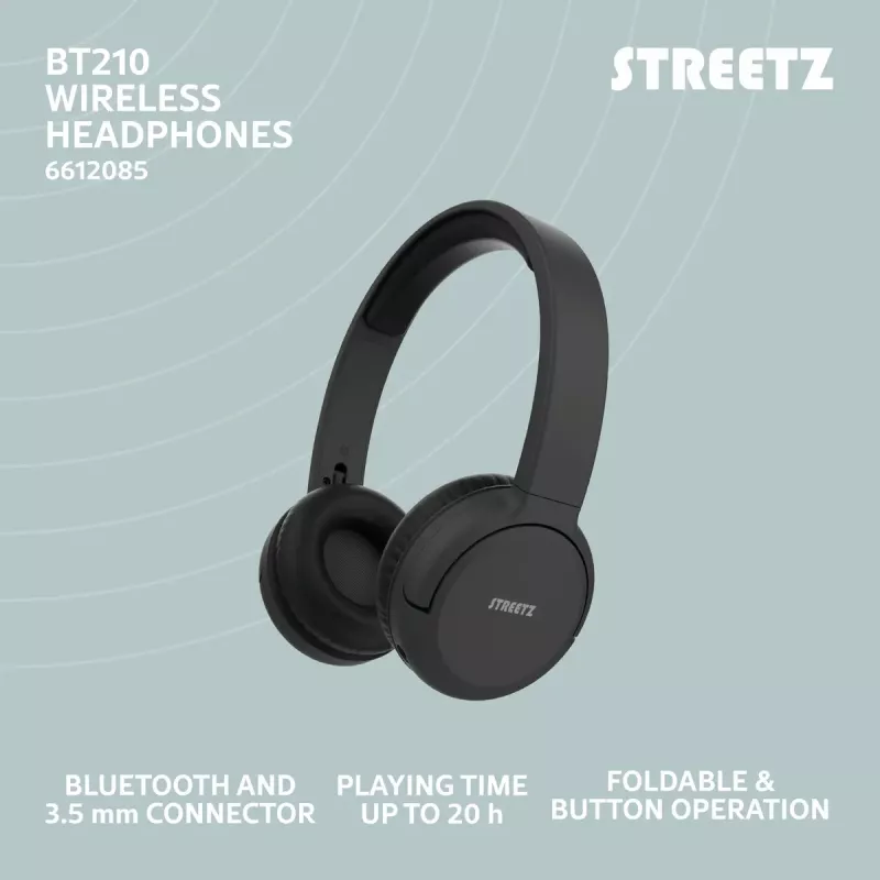 Cuffie Streetz BT210-BLK