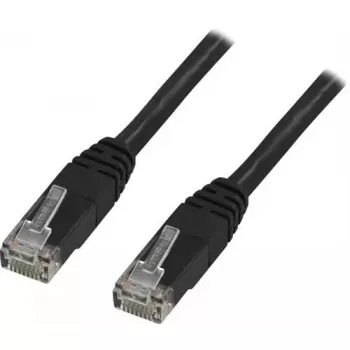 Cavo di rete Deltaco TP-611S RJ-45 Cat6 1,5 m nero