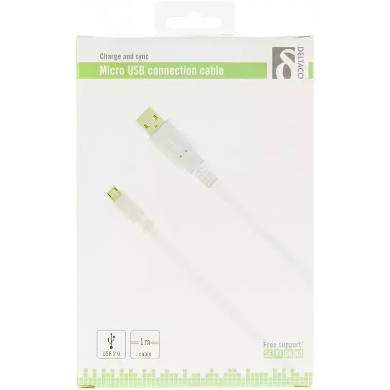Cavo USB Deltaco MICRO-100