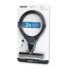 Lente d'ingrandimento Carson LumiCraft 2x, LED, a batteria, nero, 135×23×226 mm
