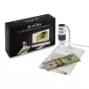 Microscopio digitale Carson EFLEX 300x, ingrandimento 75–300×, fotocamera 1600×1200, grigio/bianco