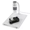 Microscopio digitale Carson EFLEX 300x, ingrandimento 75–300×, fotocamera 1600×1200, grigio/bianco
