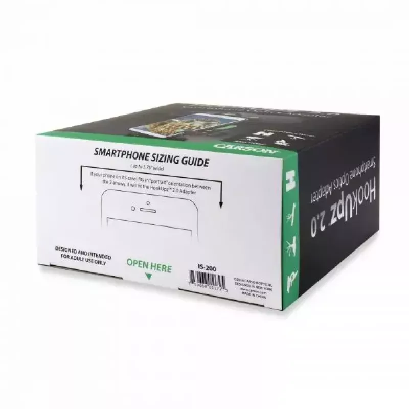 Supporto per telescopio/smartphone Carson HookUpz 2.0 larghezza 109 mm profondità 58 mm altezza 114 mm