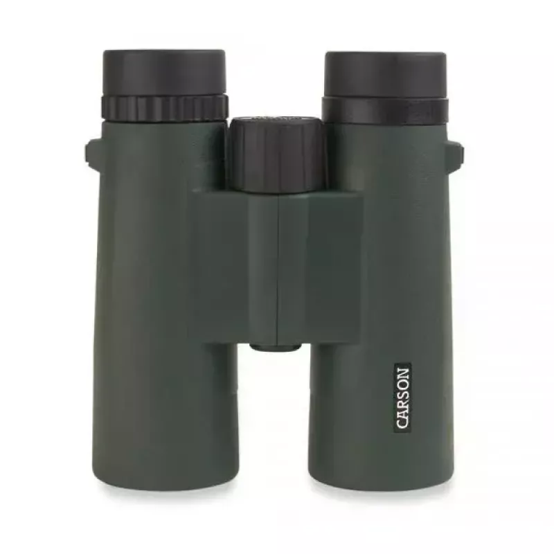Binocolo Carson JR Series 10x42 BaK-4, prisma a tetto compatto, nero/verde