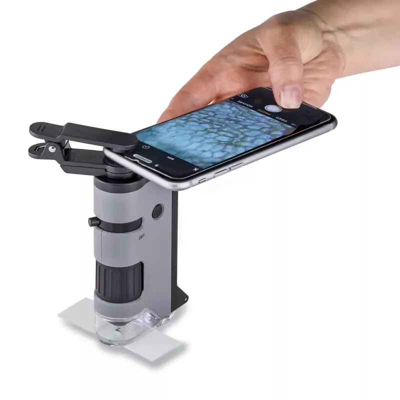 Microscopio digitale Carson MICROFLIP 250x nero acciaio inox