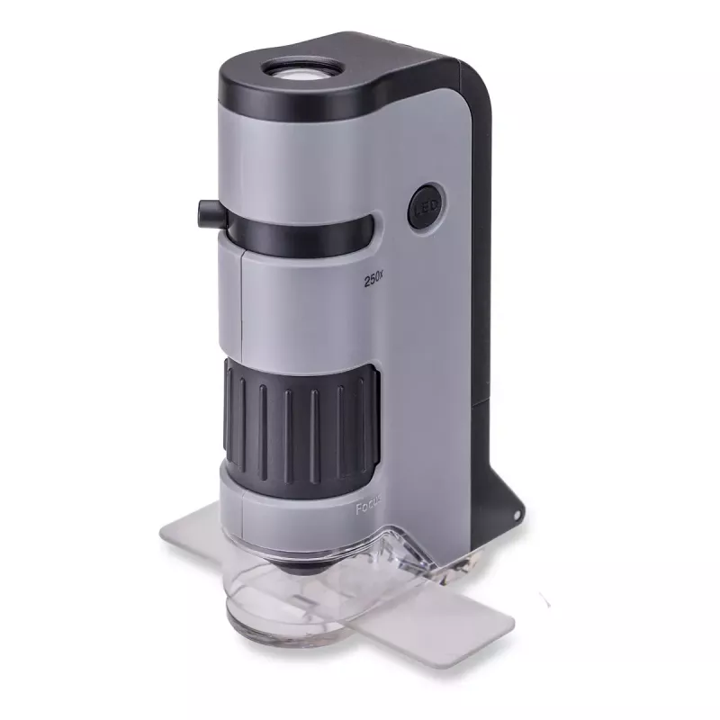 Microscopio digitale Carson MICROFLIP 250x nero acciaio inox