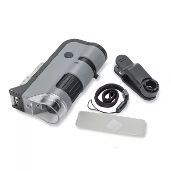 Microscopio digitale Carson MICROFLIP 250x nero acciaio inox