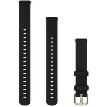 Cinturino per orologio GARMIN Lily 2 silicone nero — cinturino in silicone di ricambio per Lily 2