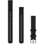 Cinturino per orologio GARMIN Lily 2 silicone nero — cinturino in silicone di ricambio per Lily 2