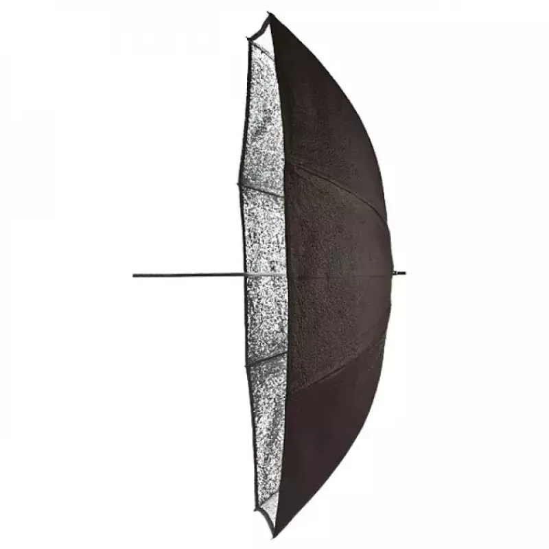Ombrello riflettente nero argento trasparente Elinchrom 26062 diametro 83 cm