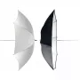 Ombrello riflettente nero argento trasparente Elinchrom 26062 diametro 83 cm