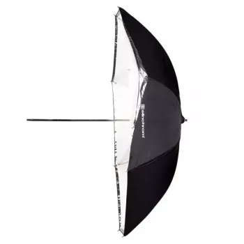 Ombrello riflettore nero traslucido bianco Elinchrom 26358 diametro 85 cm
