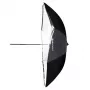 Ombrello riflettore nero traslucido bianco Elinchrom 26358 diametro 85 cm