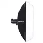 Softbox Elinchrom Rotalux Squarebox 1000×1000×420 mm, nero/argento