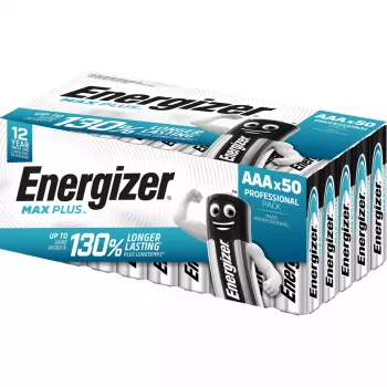 Energizer Max Plus LR03 AAA 1,5V batterie alcaline confezione da 50