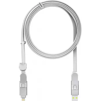 Rolling Square inCharge XL 2 m bianco cavo USB di ricarica e dati